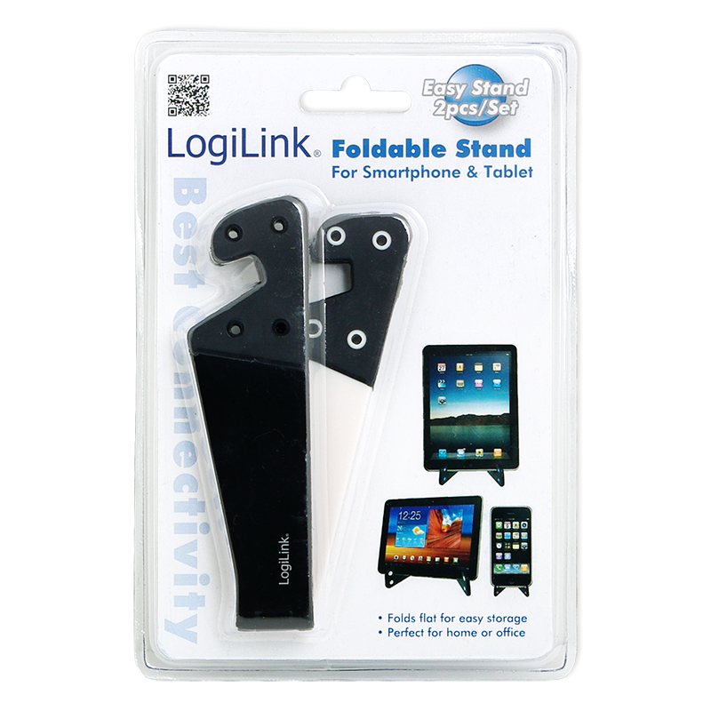 LogiLink :: Produkt Klappbare Smartphone und Tablet Halterung